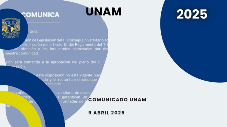 banner 9 abril UNAM Comunica
